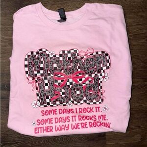 Pink Motherhood Graphic T-Shirt